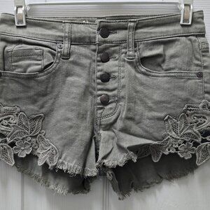 Mossimo Khaki High Rise Short Youth Hot Short 00